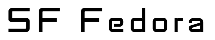 SF Fedora font